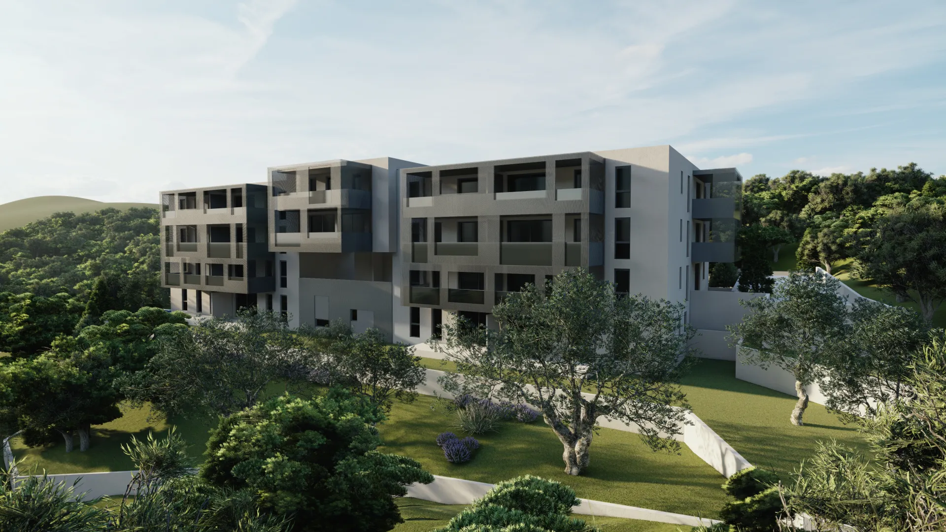 Mezanovci Residence - Solin - Neubau-Wohnungen Solin, Projektrendering