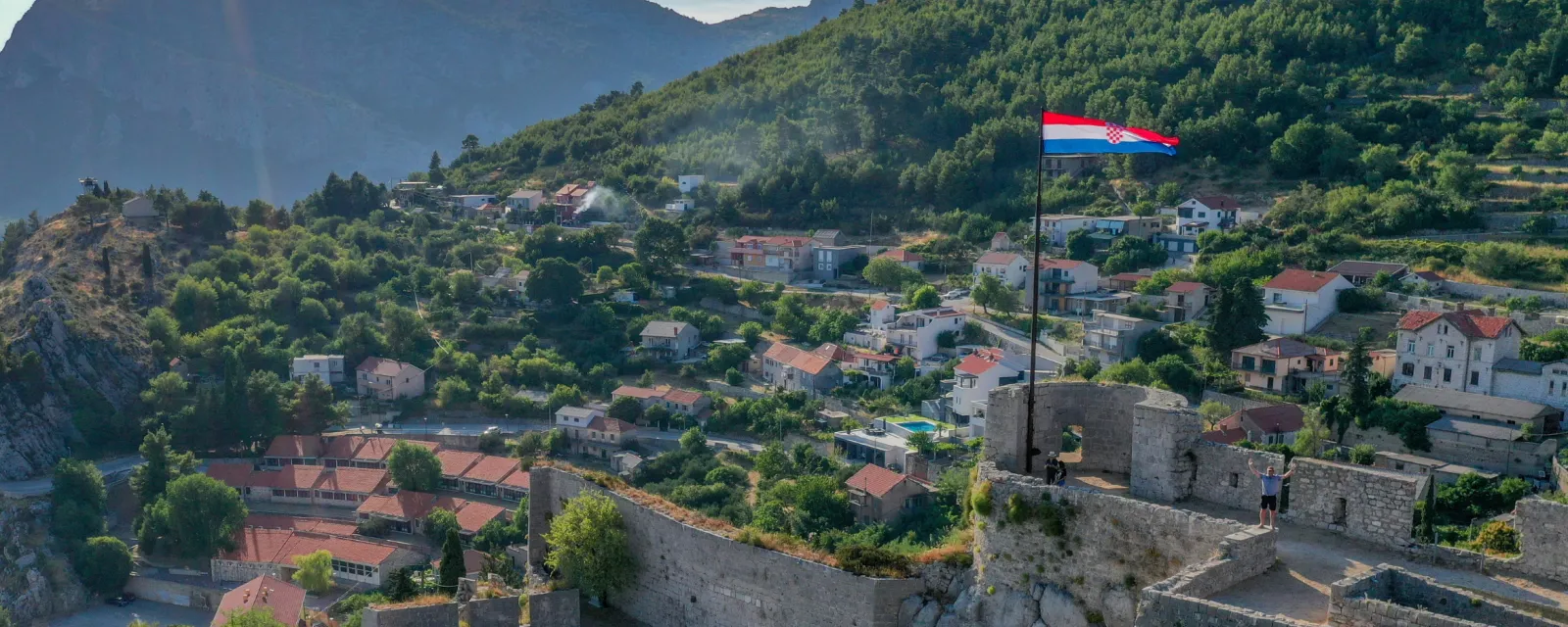 Festung Klis, Kroatien — oberhalb von Split in Dalmatien